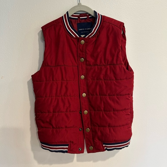Janie and Jack Boy Maroon The Crosstown Puffer
Vest size 5-6 - Picture 1 of 8